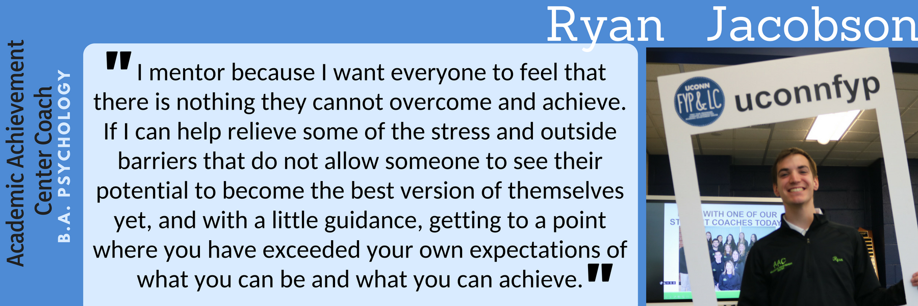 Ryan Jacobson Why I mentor